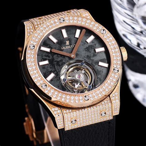 hublot full diamond rose gold|Hublot rose gold watch.